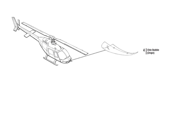 DRAPE CHIN RH | P/N: 206B-1002-2