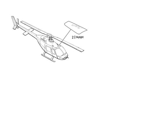 SKYLIGHT RH | P/N: 206B-1003-2