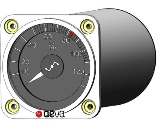 DOUBLE TORQUEMETER INDICATOR | P/N: 704A47621146