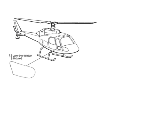 LOWER DOOR WINDOW (REDUCED) RH | P/N: 3501-2031-1