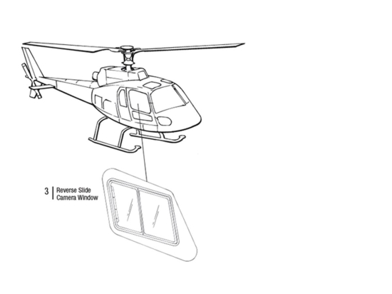 REVERSE SLIDE CAMERA WINDOW LH | P/N: 3501-2035-1
