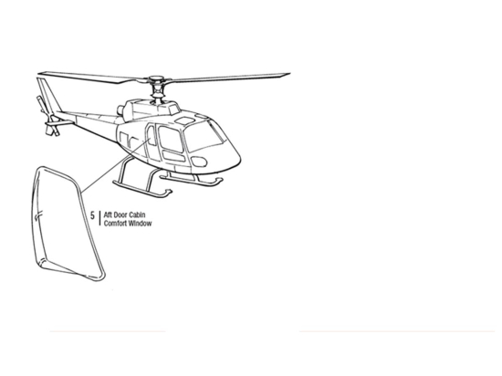 AFT CABIN COMFORT WINDOW RH | P/N: 3501CC-2027-4