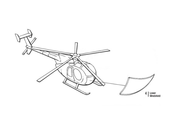LOWER WINDSHIELD RH | P/N: 369-3501-2