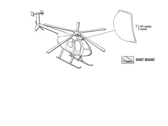 AFT LOGGING BUBBLE LH | P/N: 369-3508-1