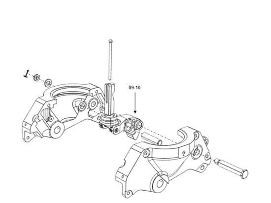EQUIPPED FORK LEVER | P/N: AS21-10-200