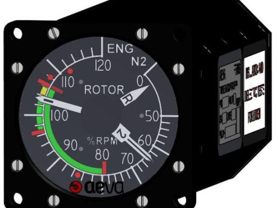 TRIPLE INDICATOR RPM | P/N: L771M40C1028