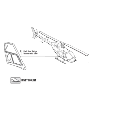 FWD WEDGE WINDOW W/SLIDE LH | P/N: 206BW-1004-1