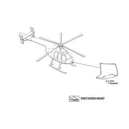 LOWER WINDSHIELD RH | P/N: 369-4501-2