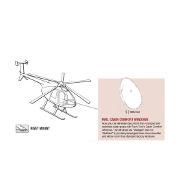 FWD CABIN COMFORT WINDOW W/VENT RH | P/N: 369-4505-2