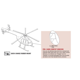 FWD CABIN COMFORT WINDOW W/VERT SLIDE RH | P/N: 369-4505-46