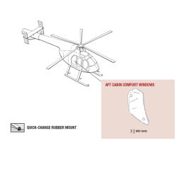 AFT CABIN COMFORT WINDOW W/VENTS LH | P/N: 369-4506-41