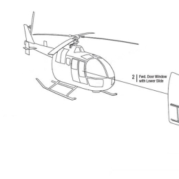 FWD DOOR WINDOW W/LOWER SLIDE LH | P/N: BO105-1004-1