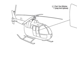 FWD DOOR WINDOW LH | P/N: BO105-1004-7