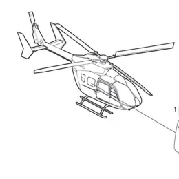 MID CABIN WINDOW LH SNAP VENT OPTION | P/N: EC145-1006-1