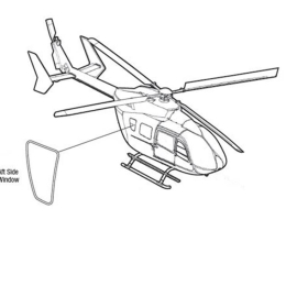 AFT SIDE WINDOW LH | P/N: EC145-1007-1